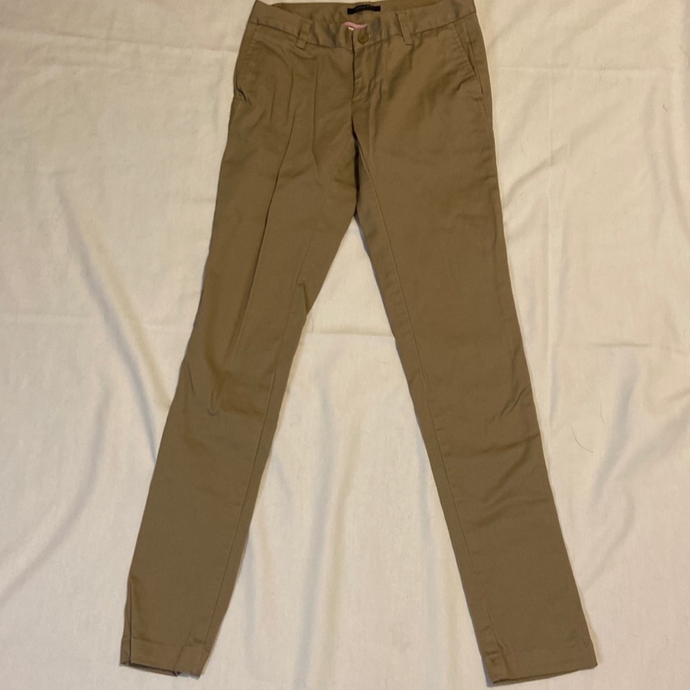 NWOT Junior size 3 Land’s End khaki slacks